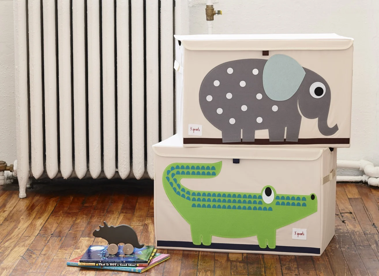 3 Sprouts - Opbevaringskasse - Gray Elephant