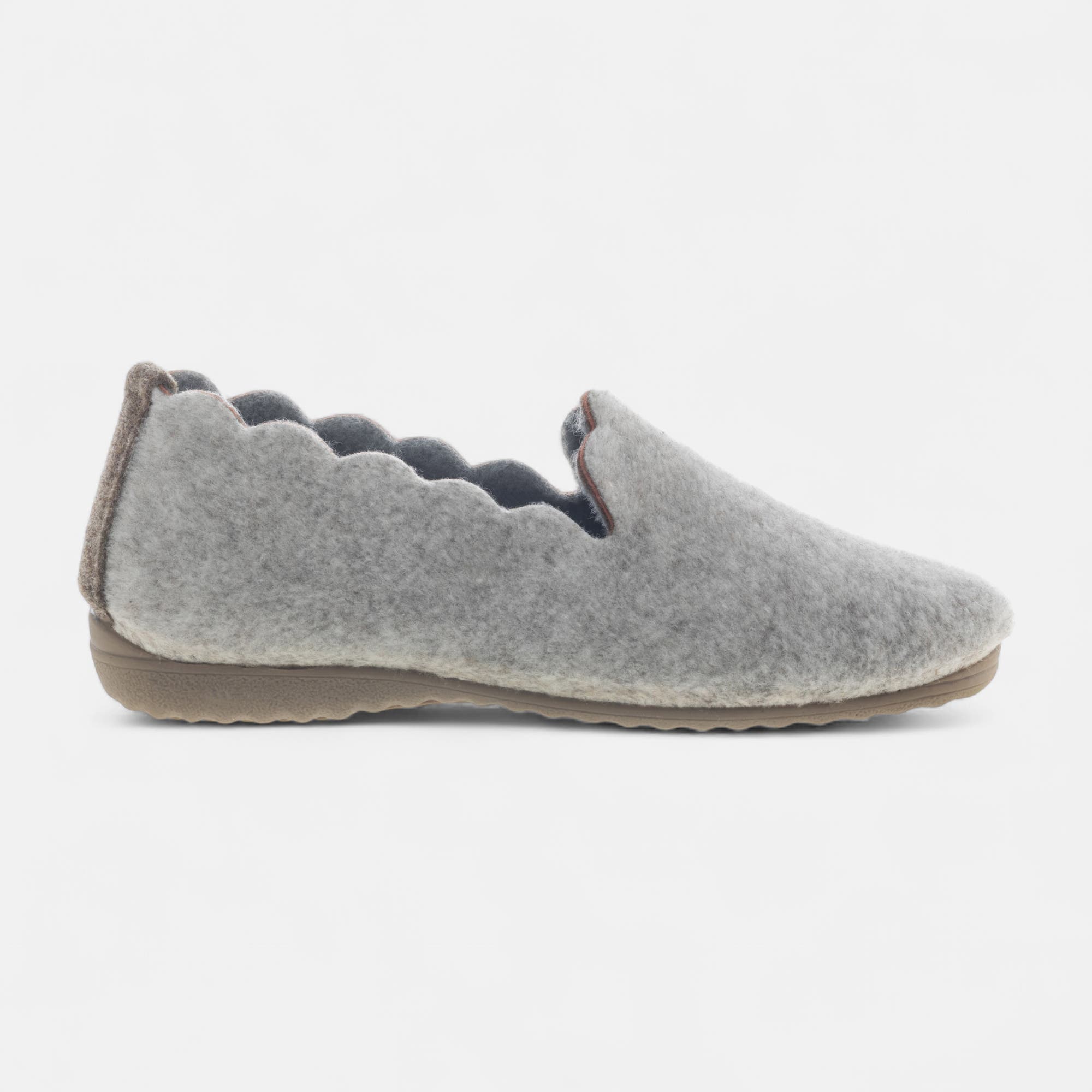 Pantoufles pieds sensibles Femme beige