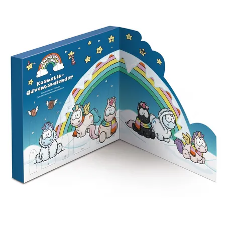NICI Adventskalender Kosmetik Einhorn Theodor & Friends