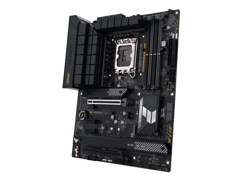ASUS TUF GAMING H770-PRO WIFI - Bundkort - ATX - LGA1700 sokkel - H770 Chipset - USB-C 3.2 Gen 2x2, USB 3.2 Gen 2, USB 3.2 Gen 1, USB-C 3.2 Gen 1 - 2.5 Gigabit LAN, Wi-Fi 6, Bluetooth - onboard grafik (CPU påkrævet) - HD Audio (8-kanaler)