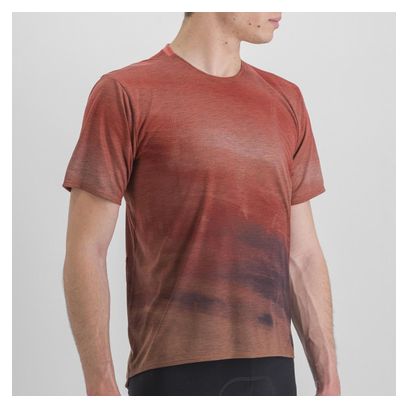 T-Shirt Technique Sportful Flow Giara Rouge