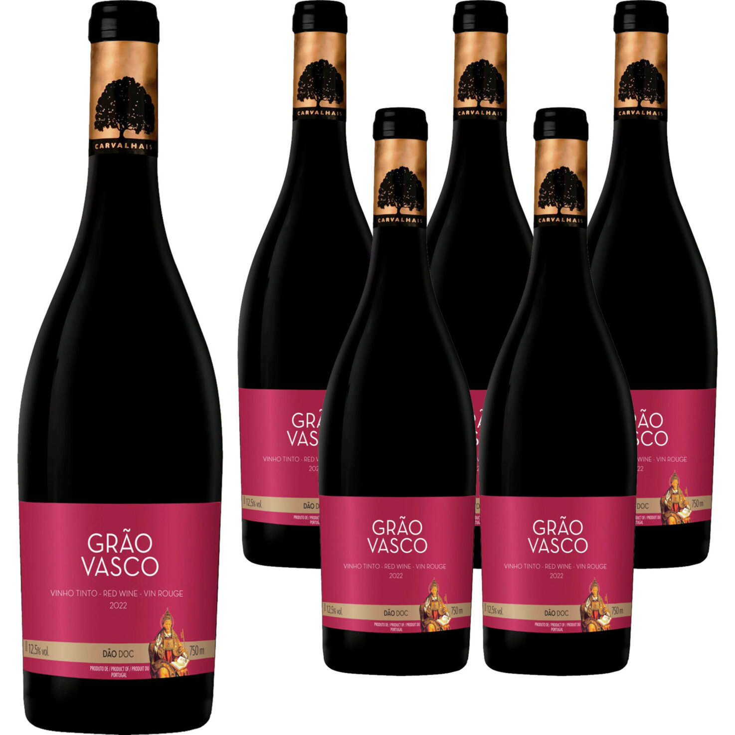 Dão DOC Grão Vasco Carvalhais 6x 75cl -6x 75cl