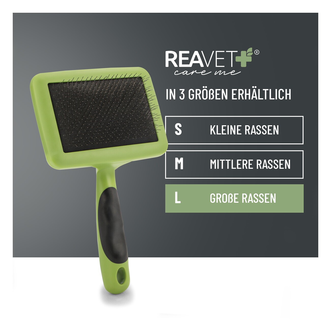 REAVET Zupfbürste für Langhaar (L)