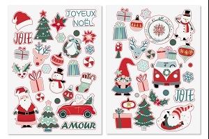 GOMMETTES NOEL X51 PIECES