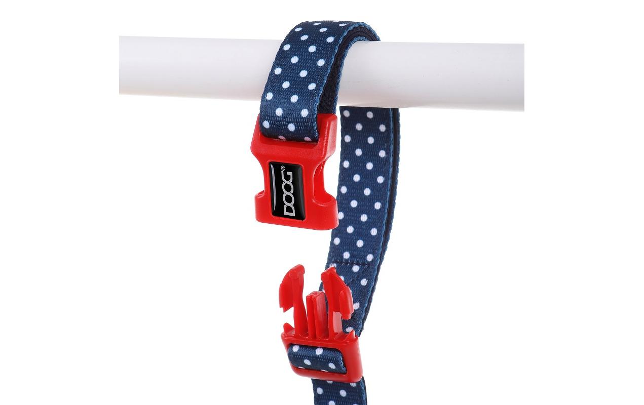 Halsband Stella L Navy / Polka DotsLeichtes Hundehalsband aus Neopren