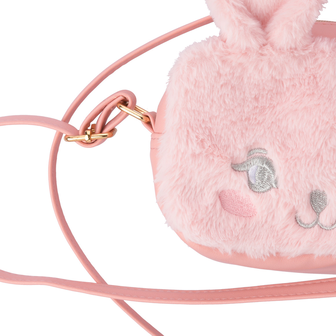 Topolino Plüschtasche im Hasen-Design rosa