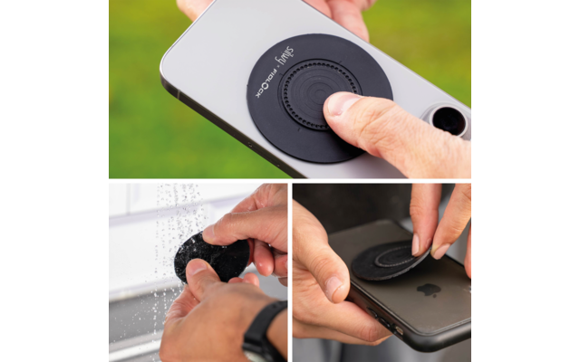 Silwy x Fidlock MAGNET-Vakuum-Handyhalterung Universal für Auto-Lüftungsgitter inkl. Magnet-Vakuum Patch