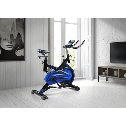 Bicicleta de spinning Ecode Shark com volante de 20 kg