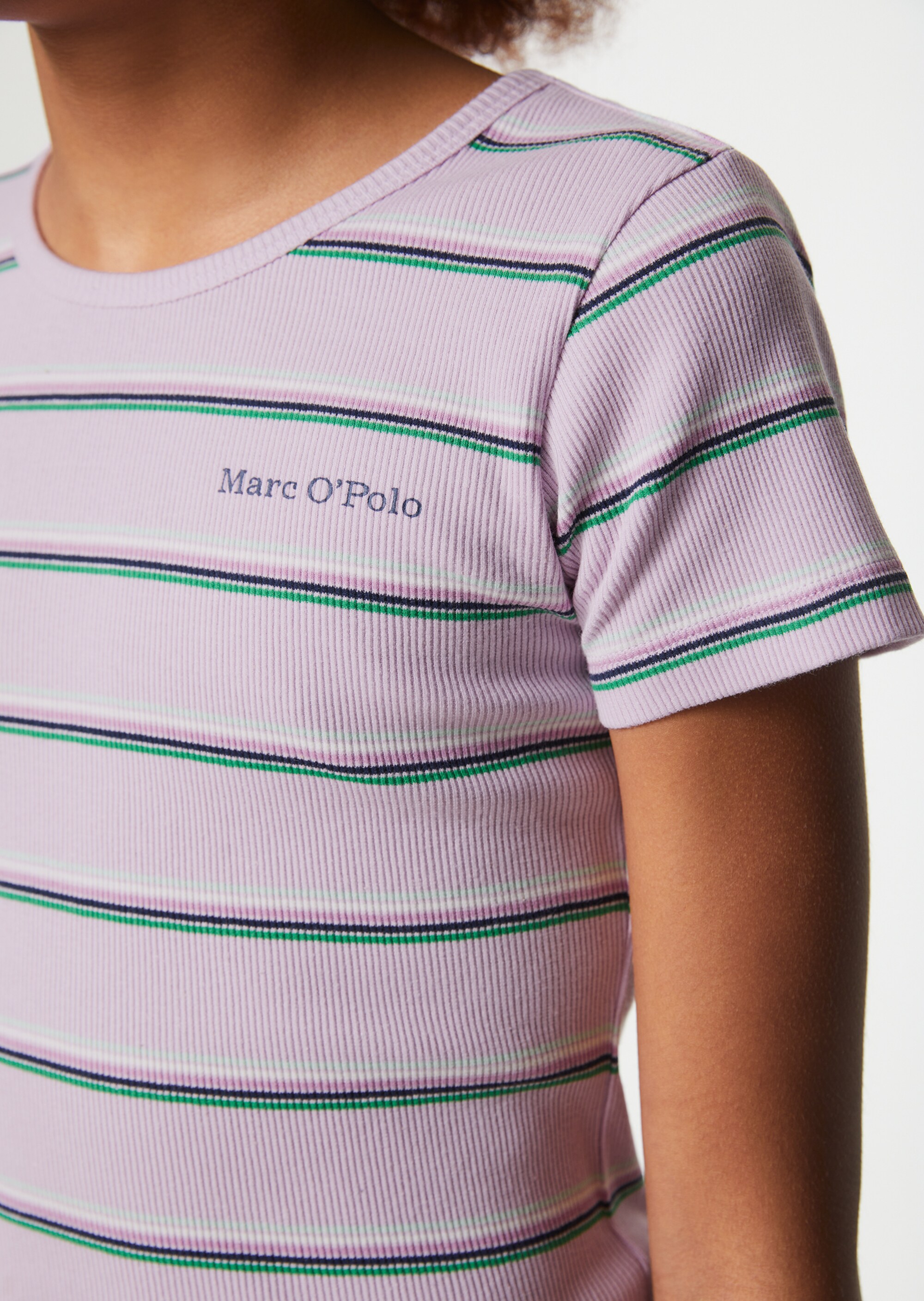 TEENS-GIRLS T-Shirt mit feiner Rippstruktur