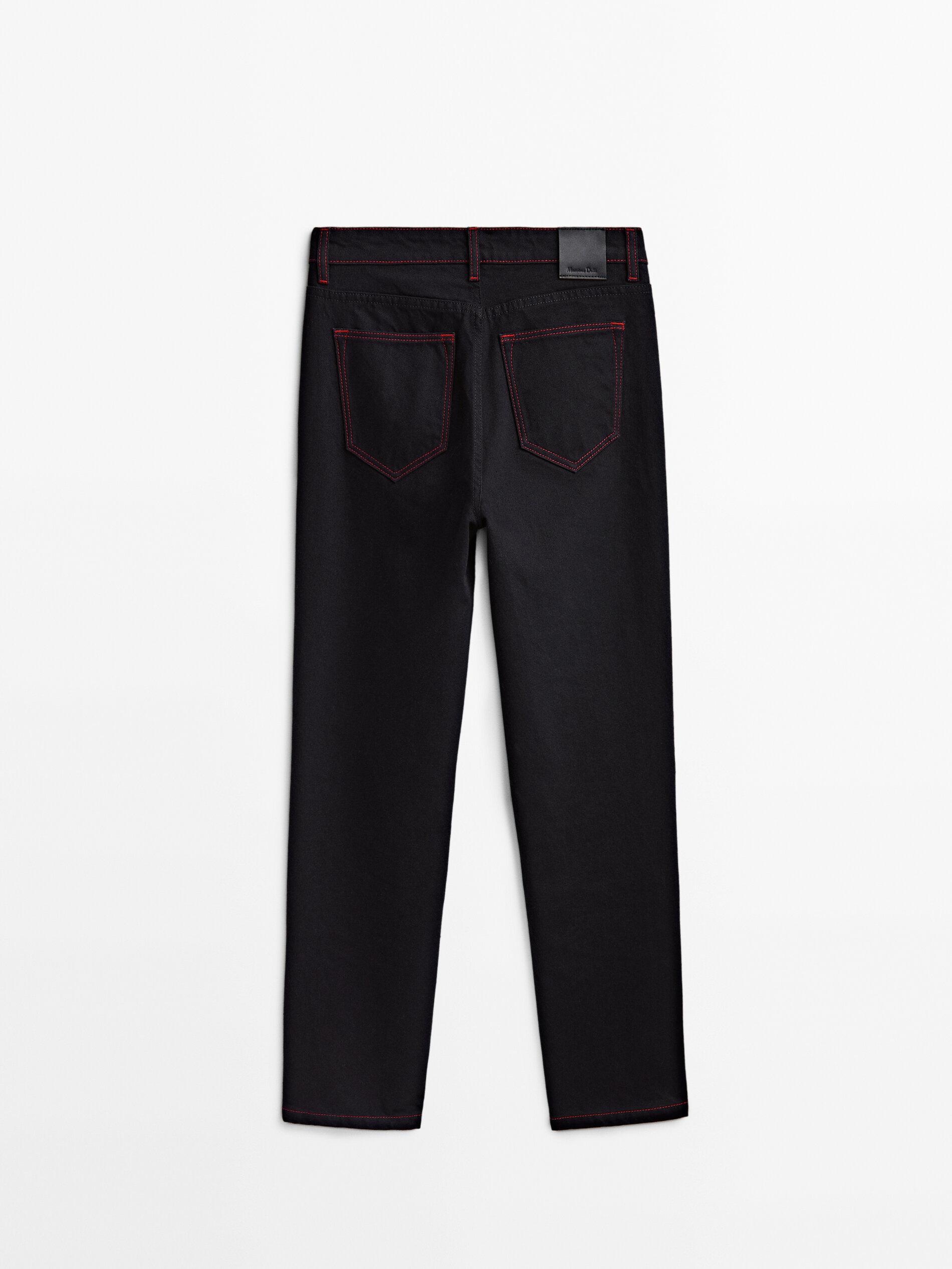 Calça jeans slim fit de cintura alta - AZUL