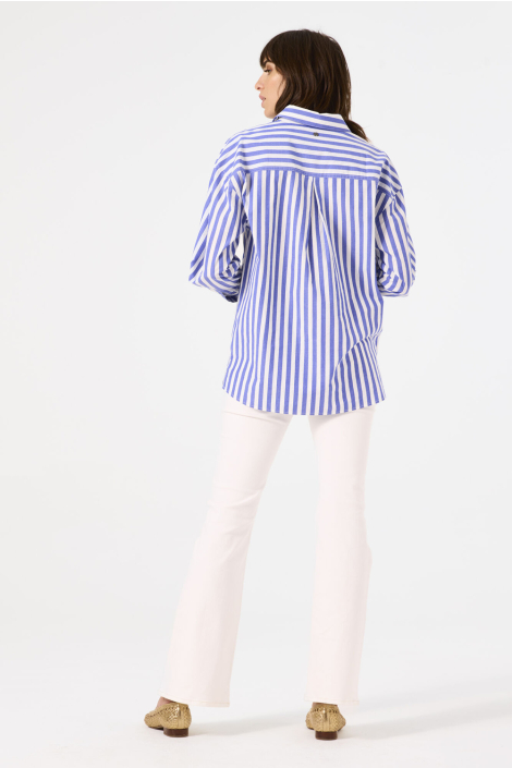 Garcia blauwe dames blouse