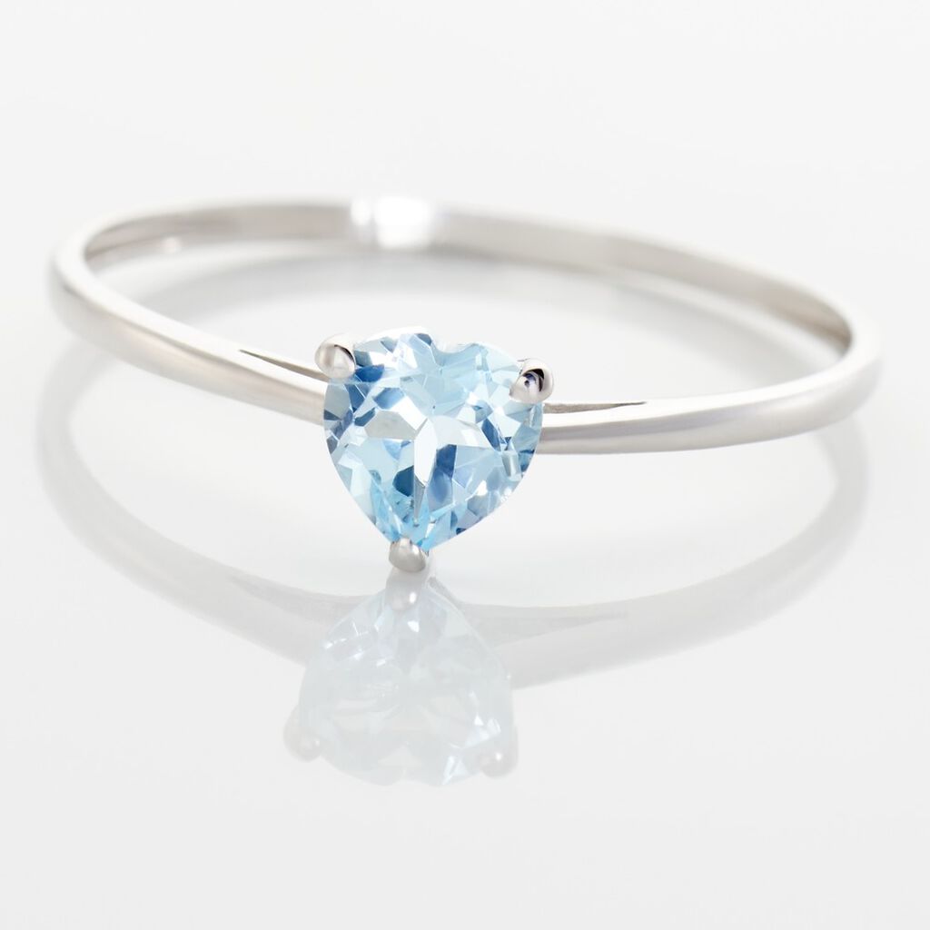 Bague Johaina Or Blanc Topaze