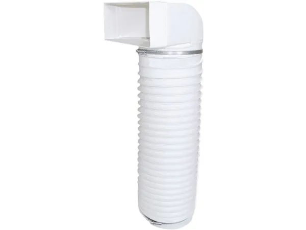 Wallair N15896 Fladkanals-ventilationssystem 150 Afbøjningsstykke med slange
