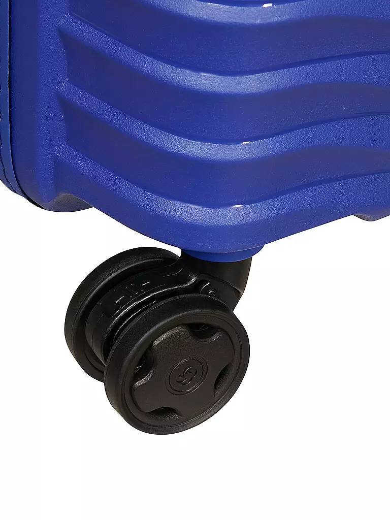 SAMSONITE Trolley  UPSCAPE SPINNER 55cm erweiterbar nautical blue blau
