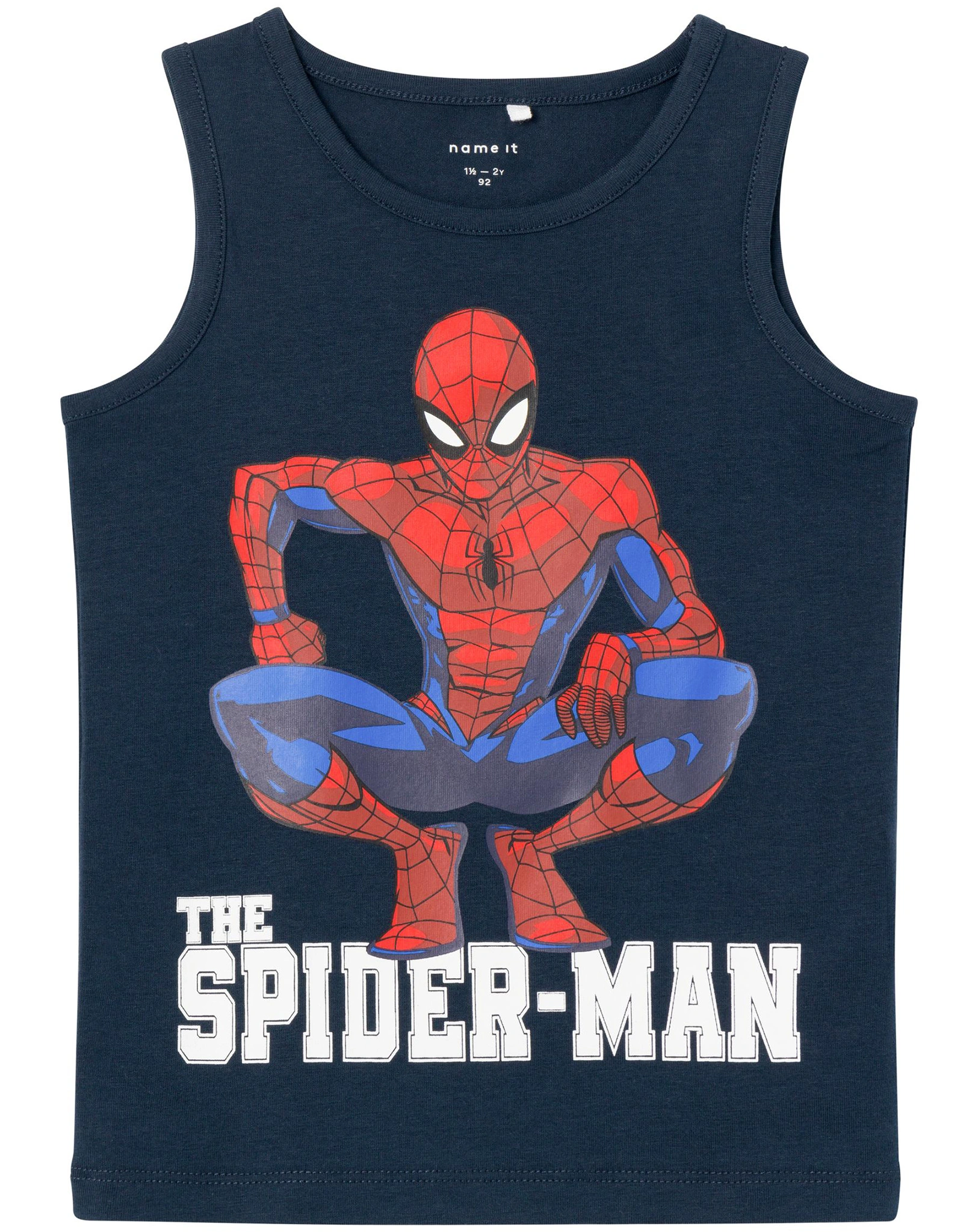 Tanktop NMMNIHIL SPIDERMAN in dark sapphire