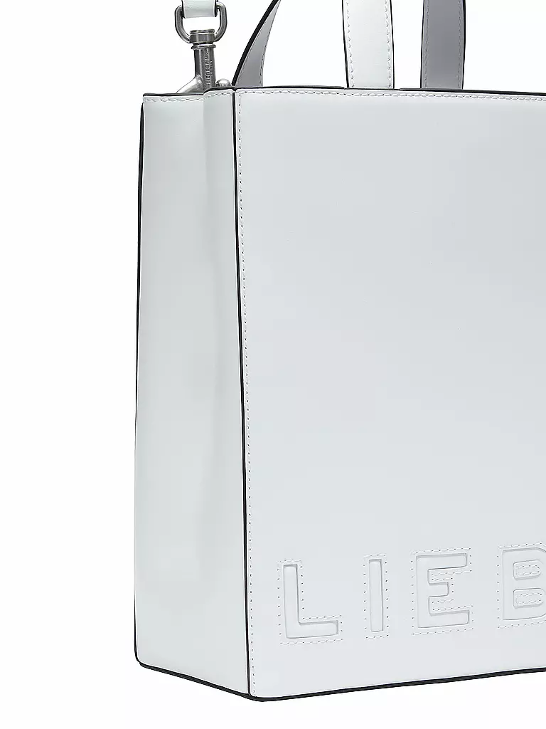 LIEBESKIND BERLIN Ledertasche - Tote Bag PAPER BAG  Small weiss