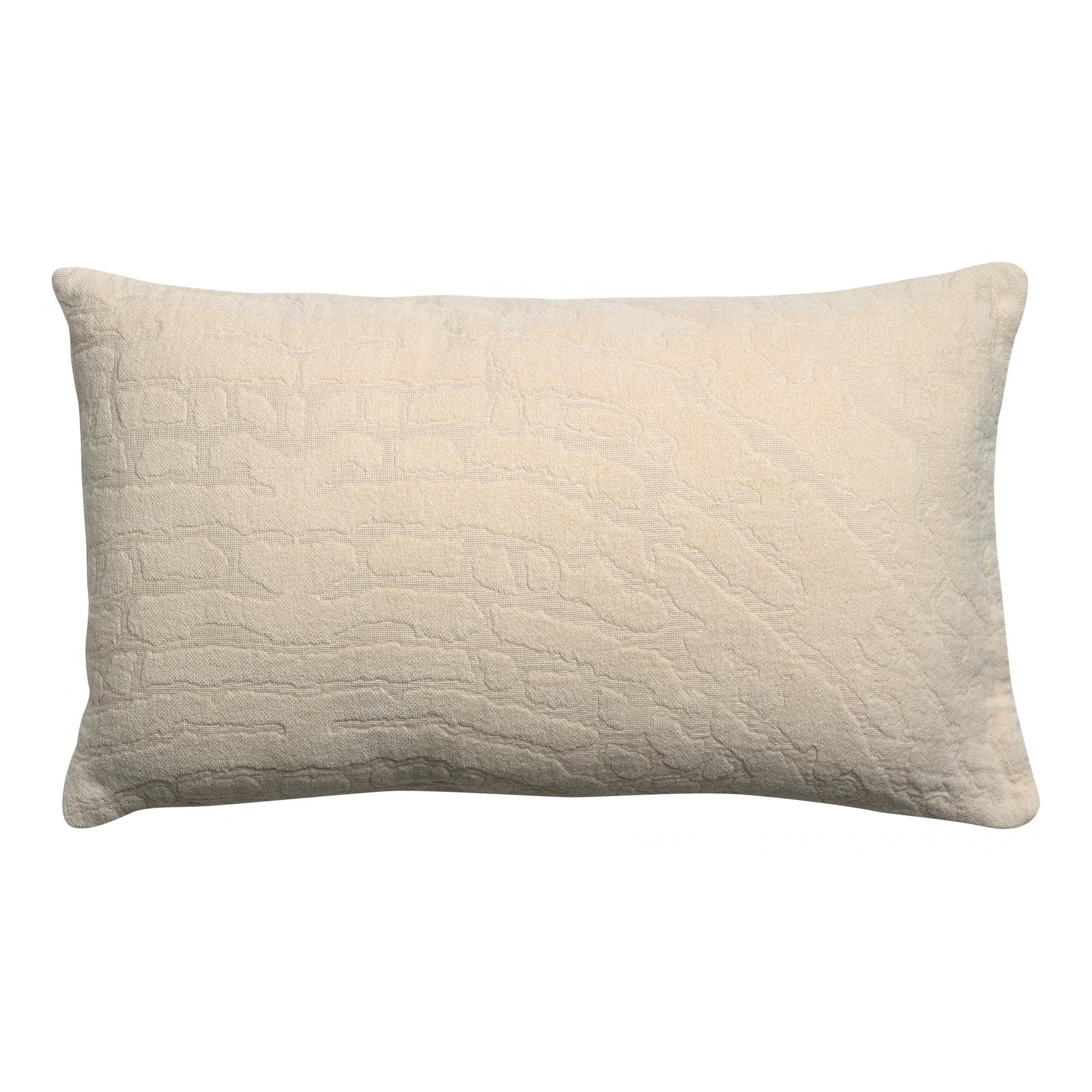 Coussin inès creme 30 x 50 cm