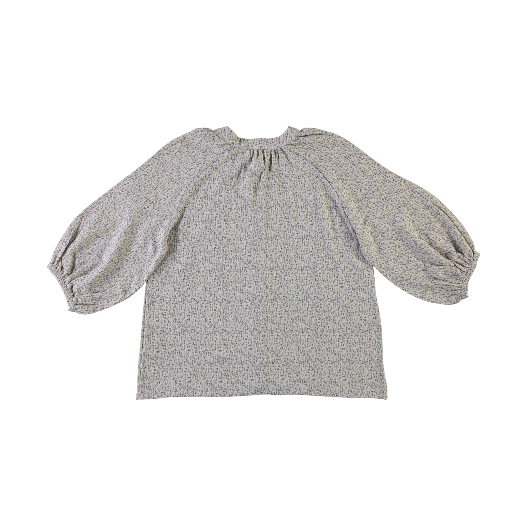 Adult Bluse Onagre Motif Fleuri Lavande Vert