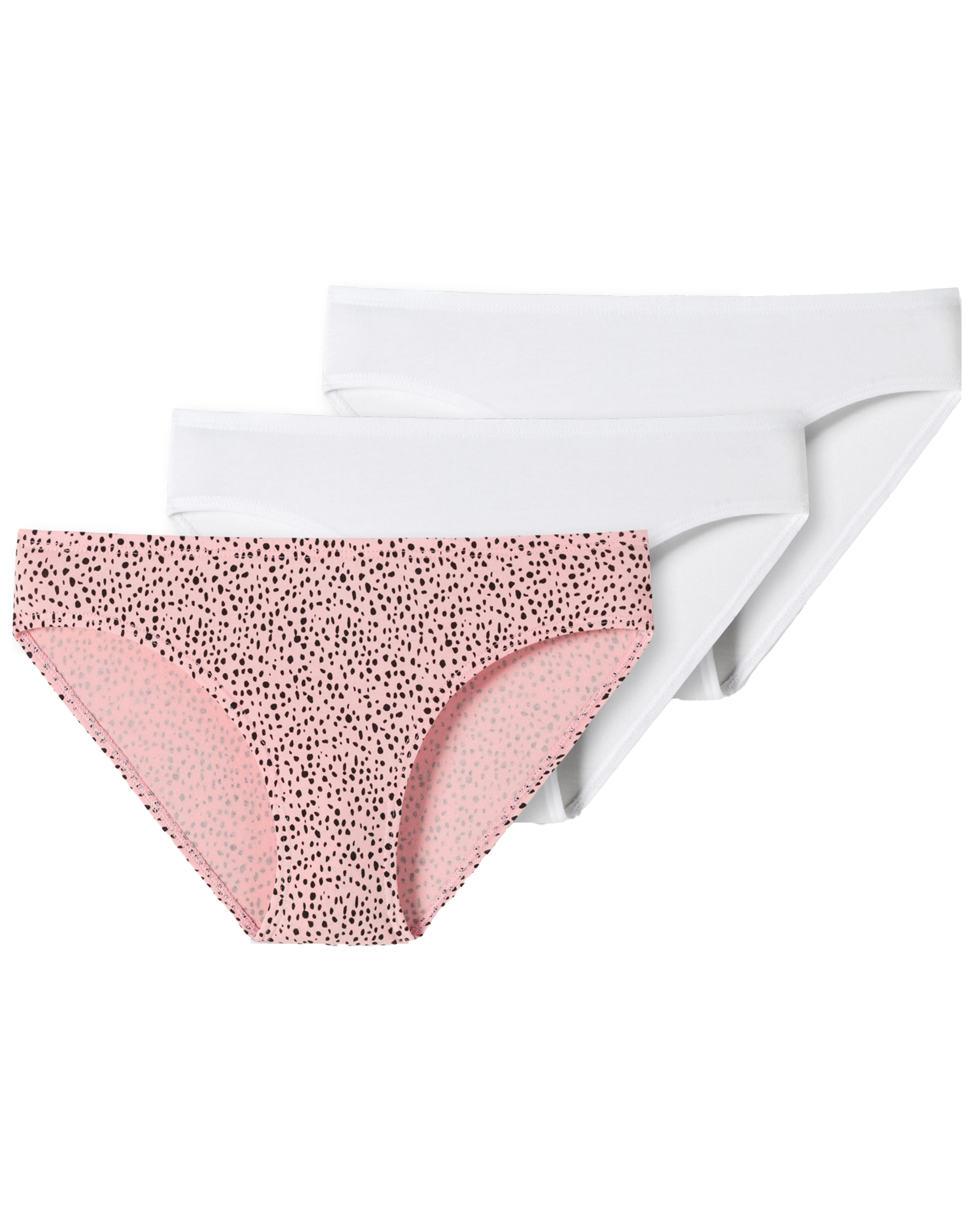 Slip TEEN STYLE 3er-Pack in schwarz/rosa