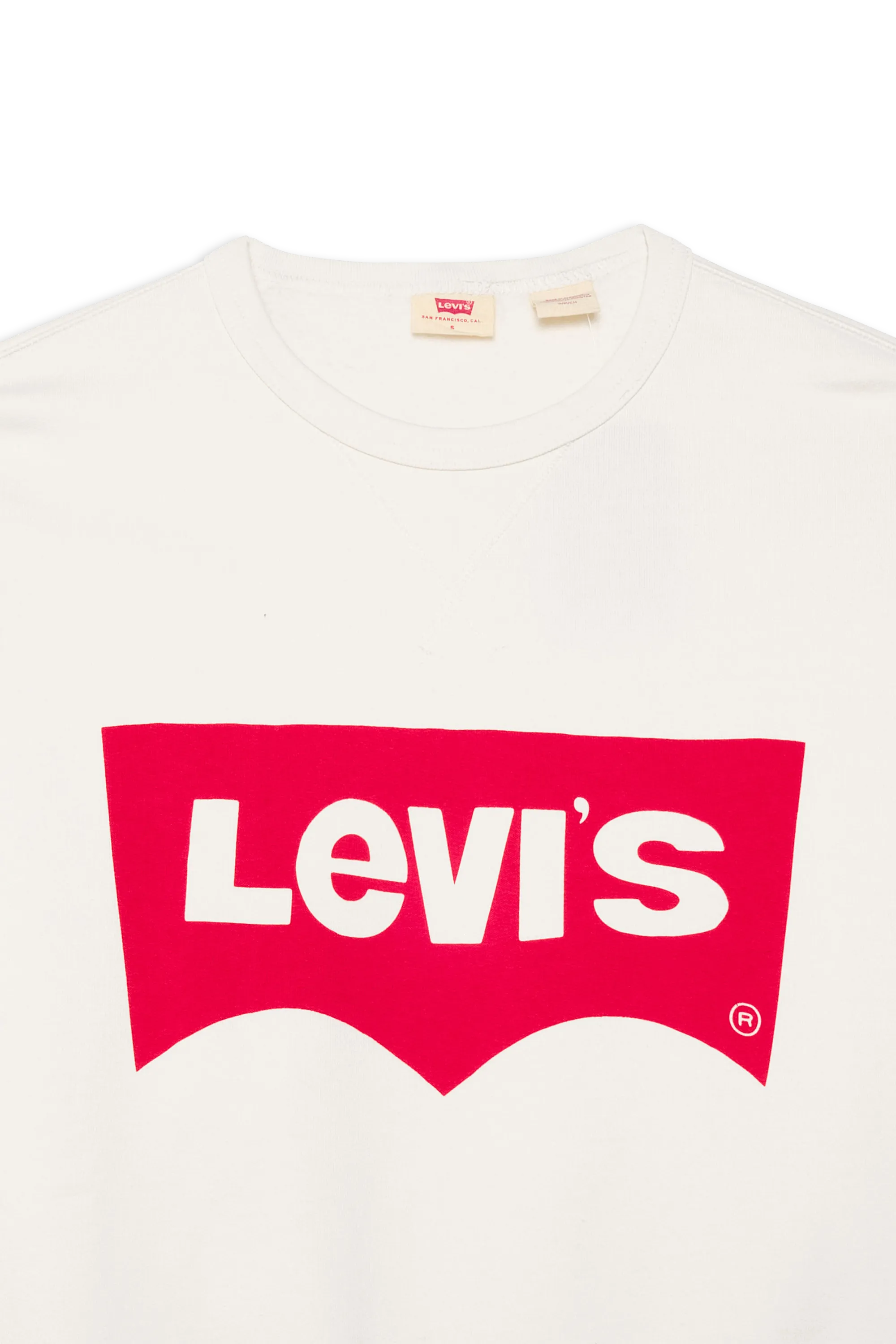 LEVI'S Sweatshirt  GRAPHIC SIGNATURE CREW Blanc
