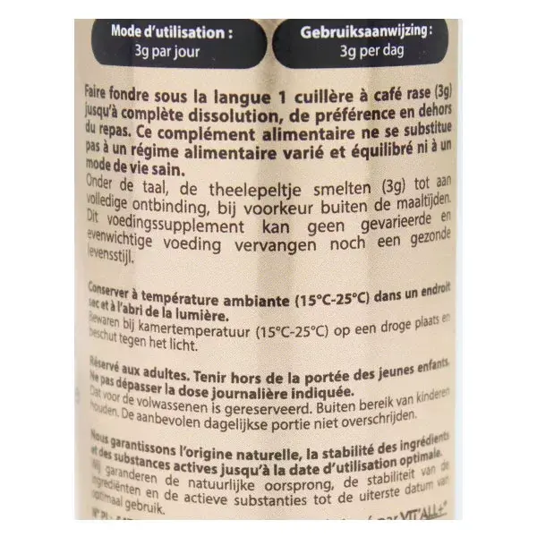 Vit'all+ Pó Sublingual de Mamão Fermentado 90g