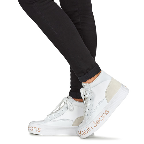 Calvin Klein Jeans - VULC FLATF MID WRAP AROUND LOGO Blanco
