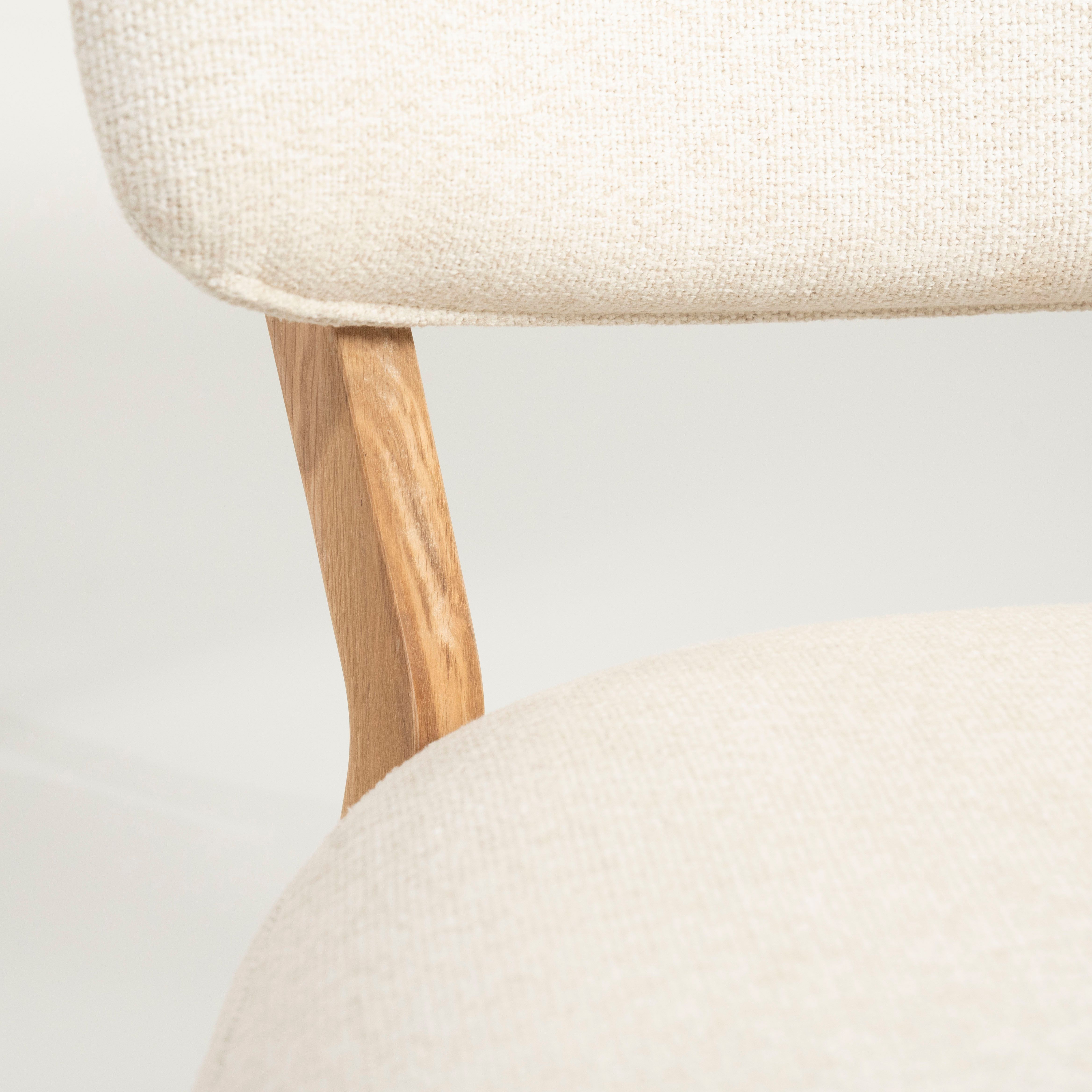 Fauteuil 96294 beige Mikky B61 x D72.5 x H72 cm