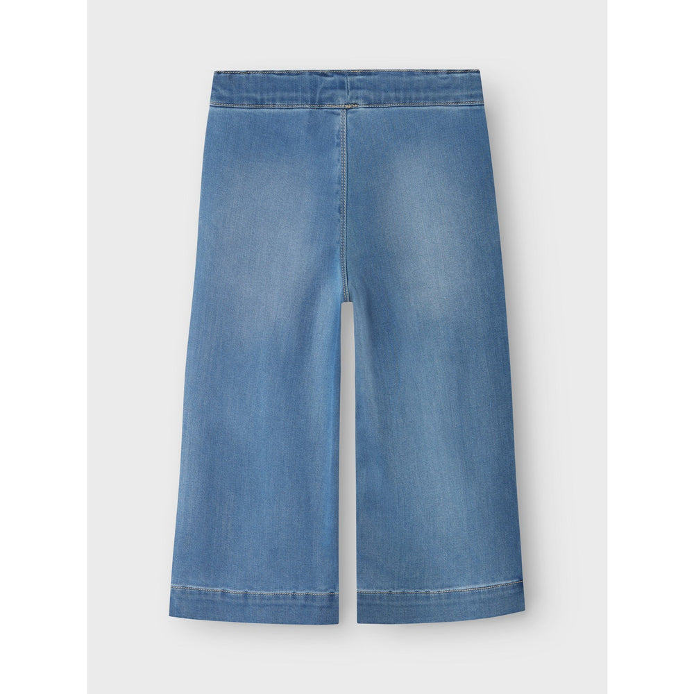 Køb Name It Medium Blue Denim Bella Wide Jeans Noos
