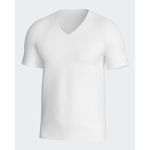 Impetus Cotton Stretch V-Neck T-shirt, White, XXL