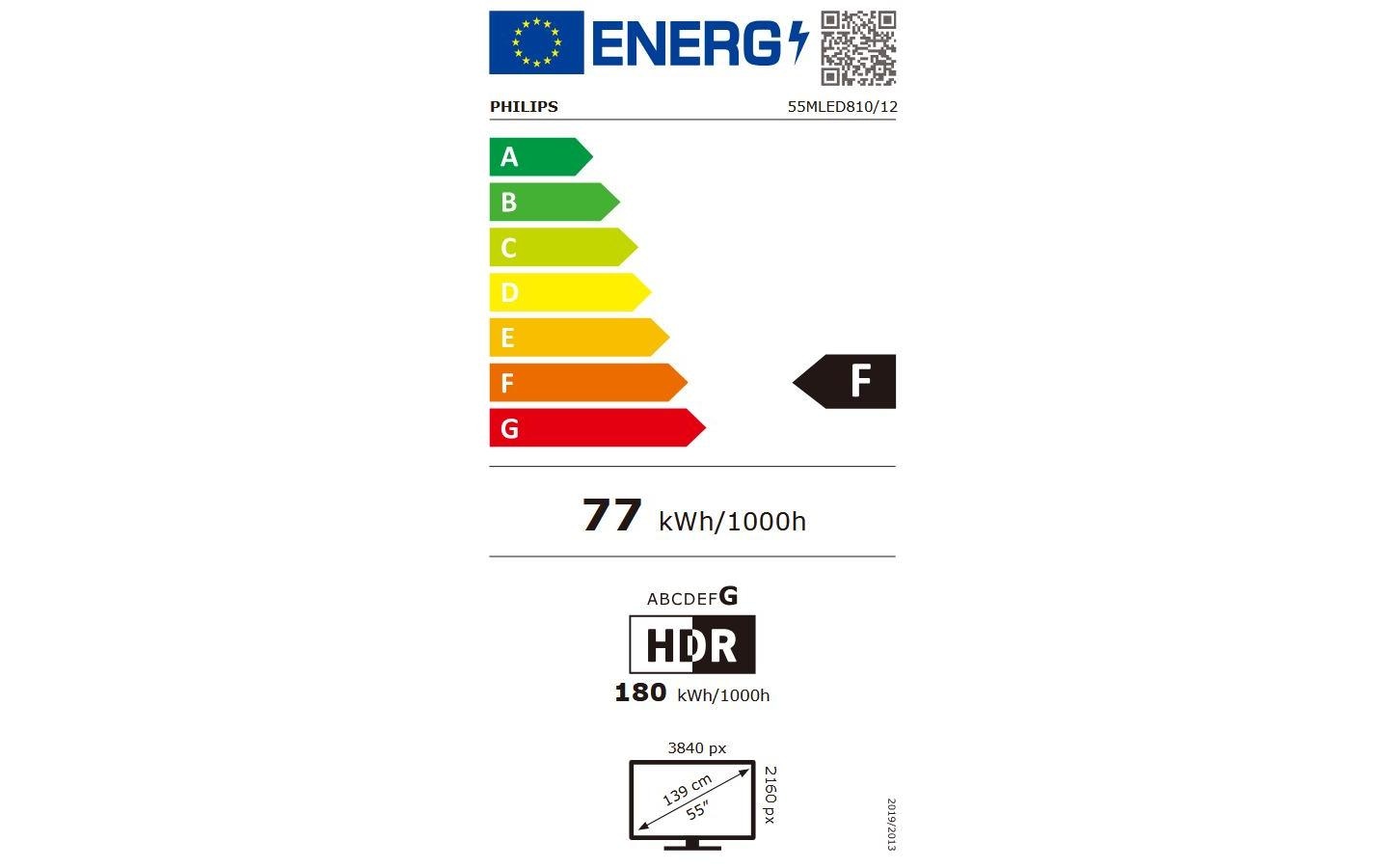 TV 55MLED810/12 55