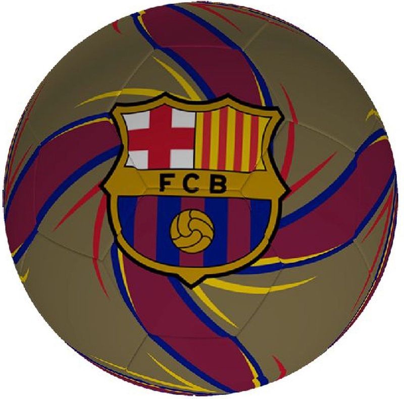 FC Barcelona - Mini-Voetbal - Goud - Metallic PVC - Diameter 16 cm