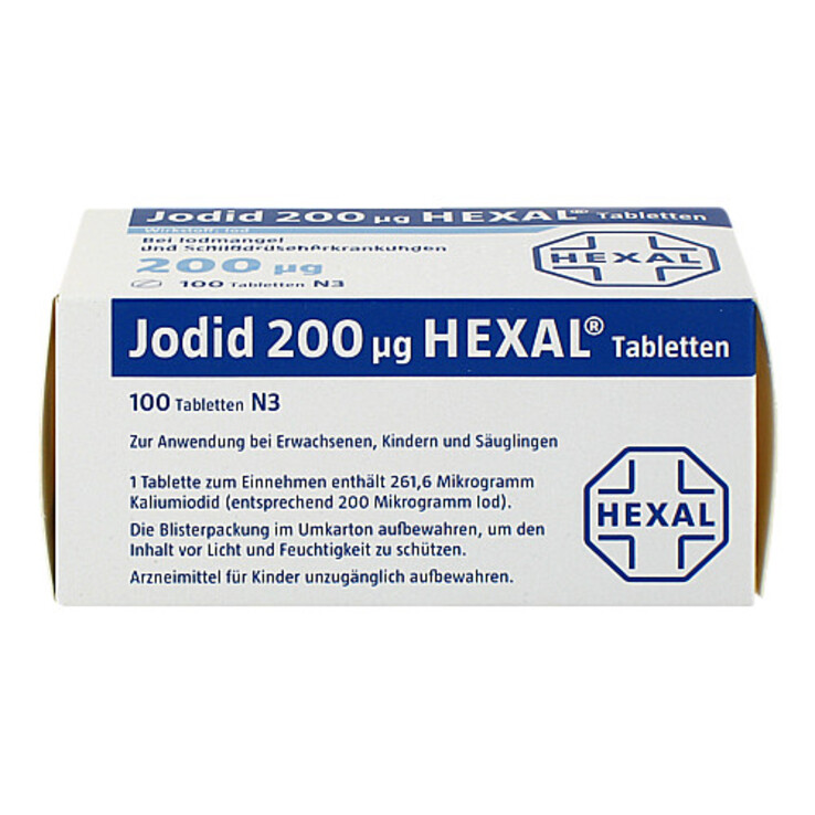 Jodid 200 µg HEXAL Tabletten, 100 St