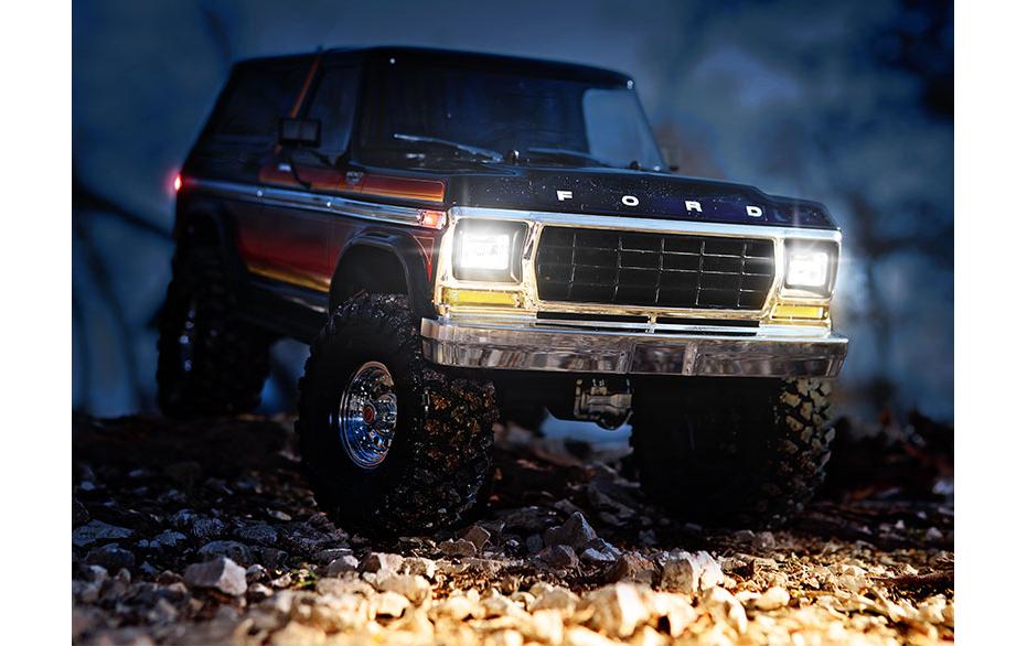 Modellbau-Beleuchtung Pro Scale LED TRX-4 79 Bronco / F-150<br>LED Licht Set für den TRX-4 1979 Ford Bronco und F-150