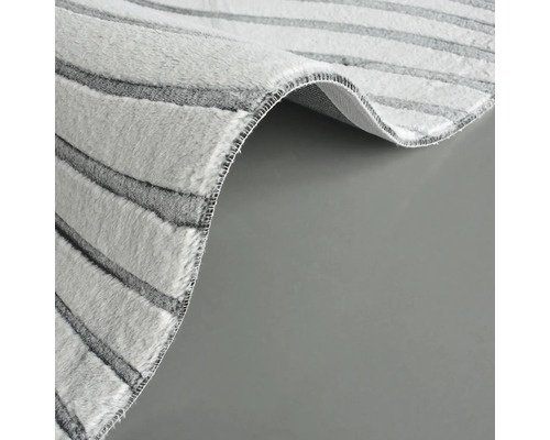 Cutout Wave tapijt, zilver, 80x150 cm