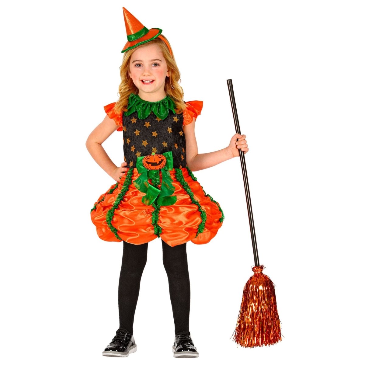 Halloween Jurk Meisje Pompoen Heks