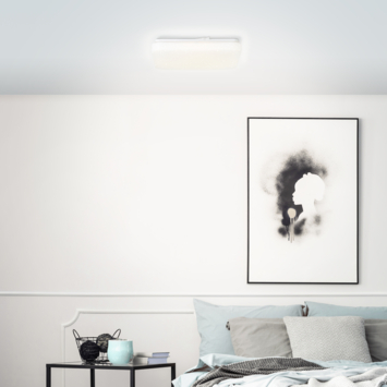 Brilliant plafondlamp Farica Starry 28x28cm 12W 1200lm, warm wit
