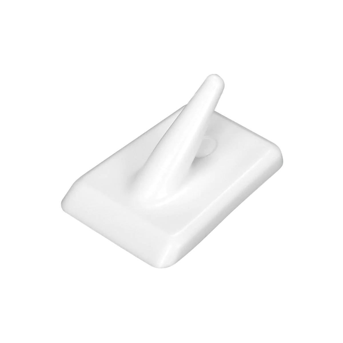 Lot de 4 crochets muraux adhésifs blancs Tecno Fackelmann