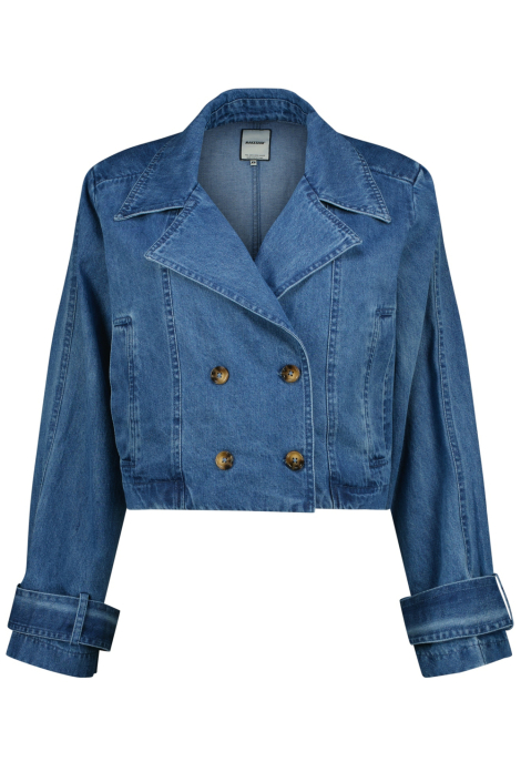 Raizzed blauwe dames jas