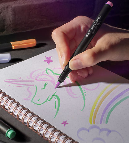 Faber-Castell Tuscher - Blåck Edition - 6 Stk. - Pastel