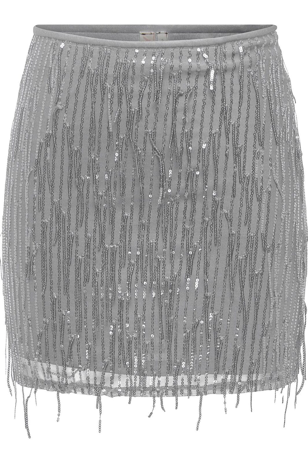 Only Onlspacy Short Sequins Skirt 15305742 4675135 vapor blue silver sequins
