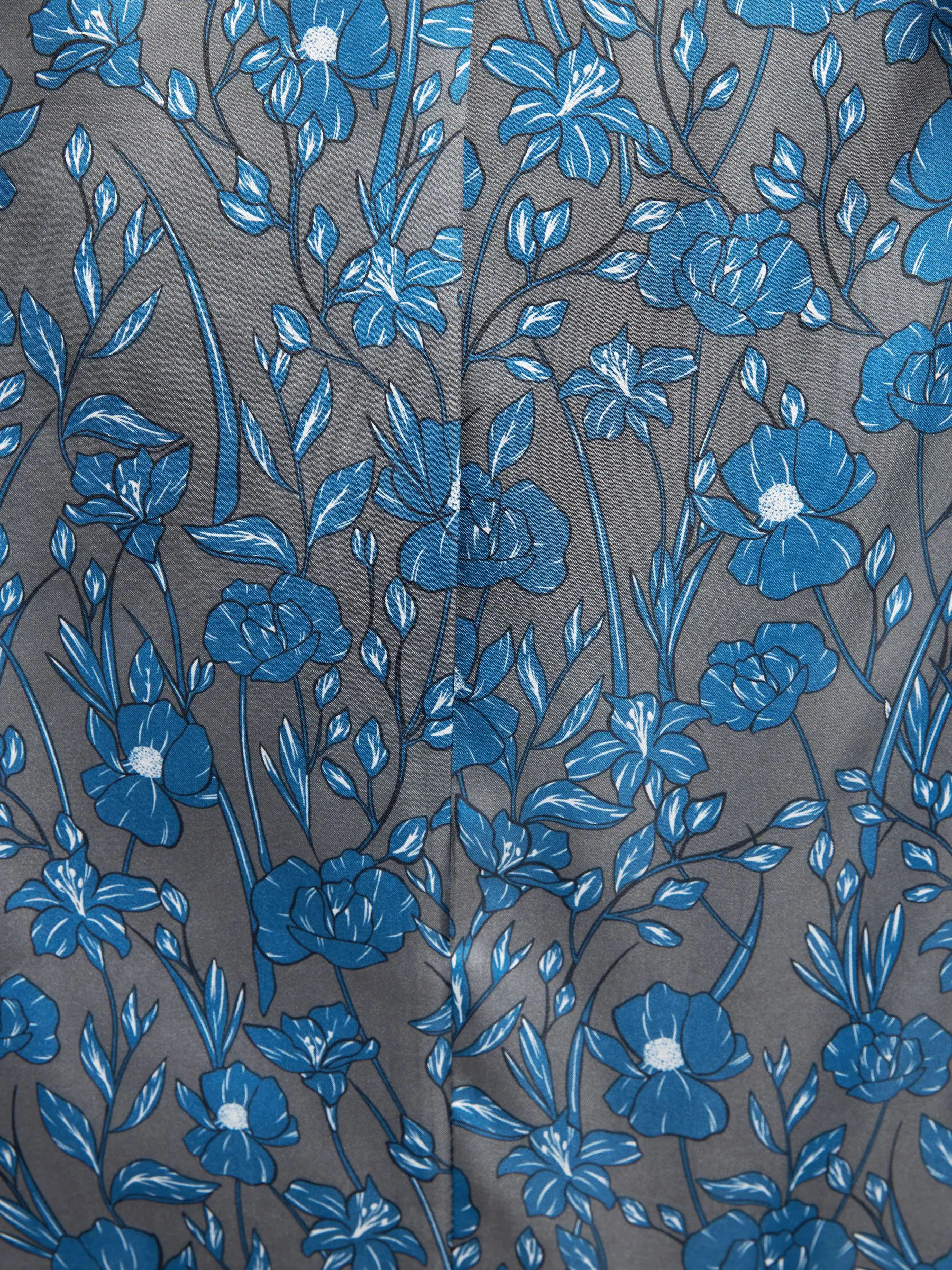 Helderblauw - Normale Pasvorm - Kostuum met twee knopen: colbert