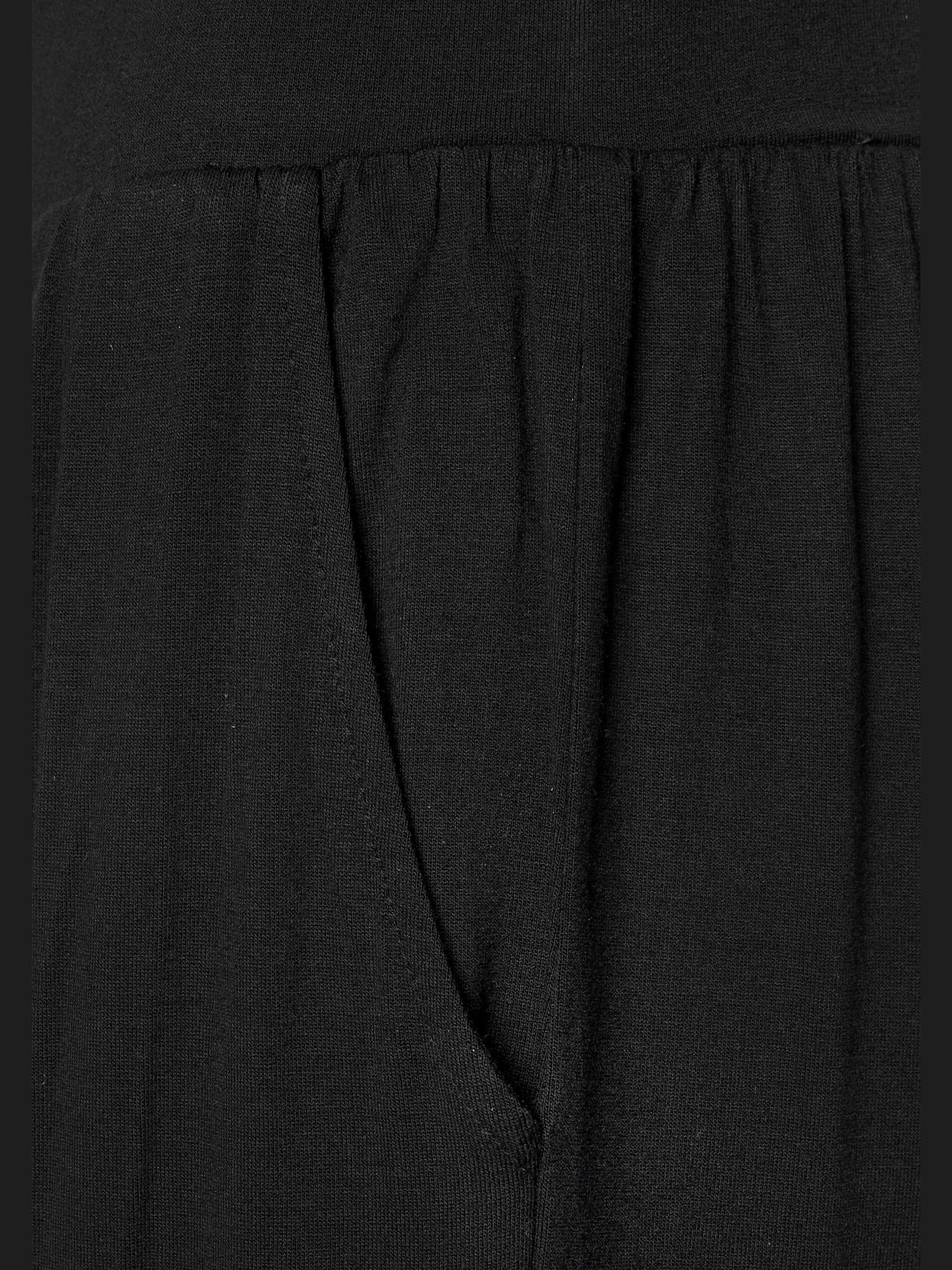 Jupe culotte pantalon en tissu avec large ceinture élastique
