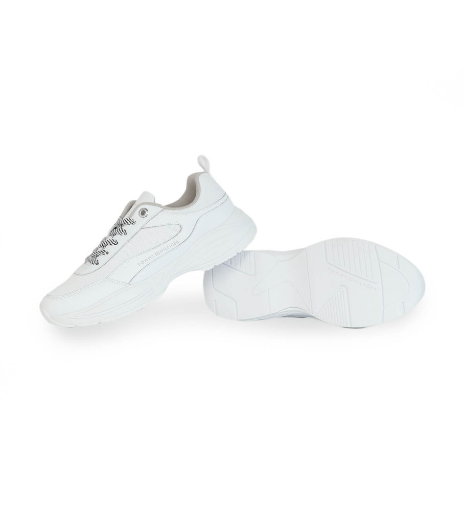 Tênis Tommy Hilfiger Chunky Leather Runner, Branco