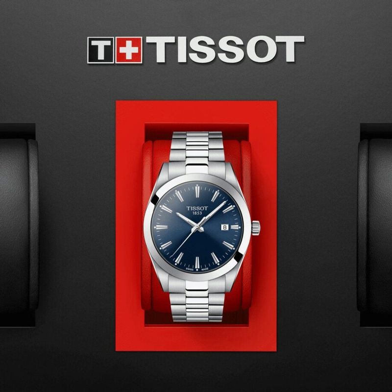 Tissot T Classic Gentleman horloge Zilverkleurig