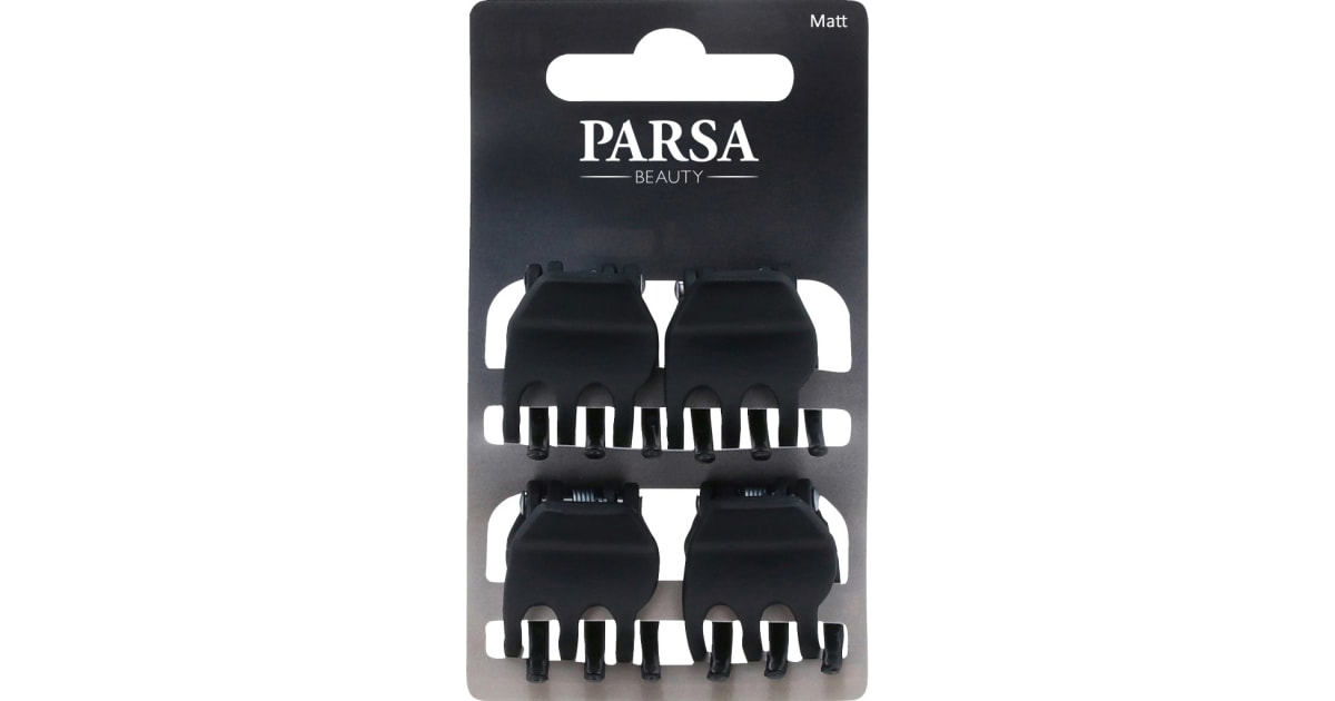PARSA Haarklammern 4er-Packung matt