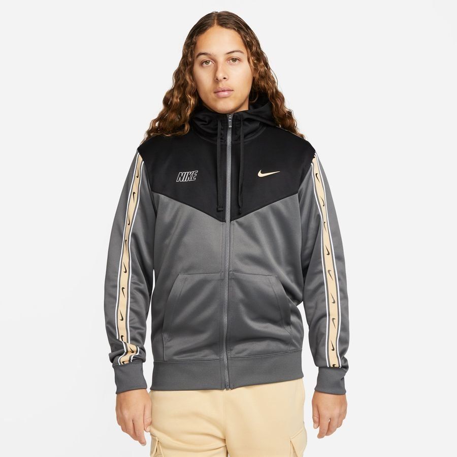 Nike Sweat à Capuche Sportswear NSW Repeat - Gris/Noir