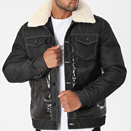 Veste Col Mouton UP-T9908 Noir