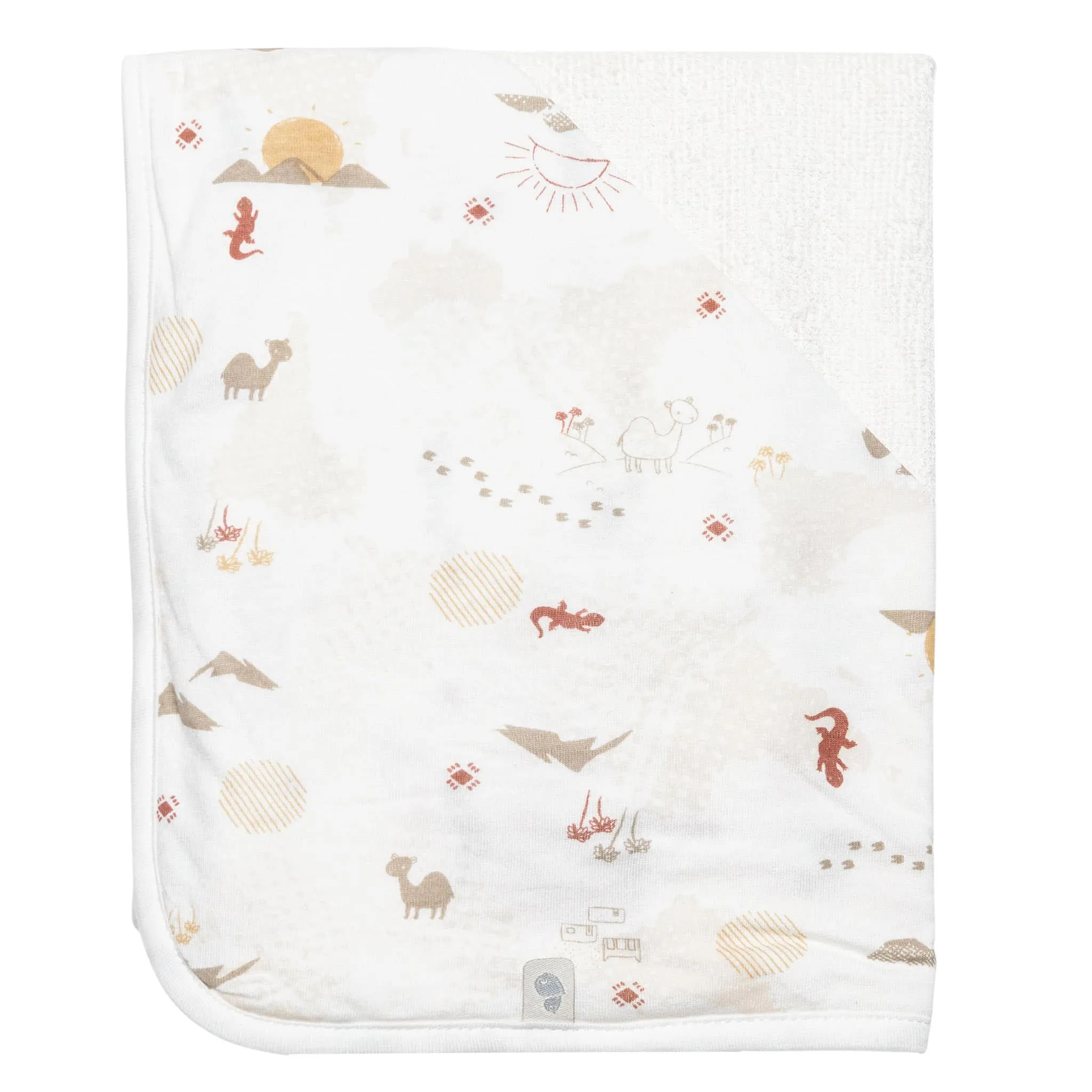 Perlimpinpin Serviette Capuchon Bambou - Désert
