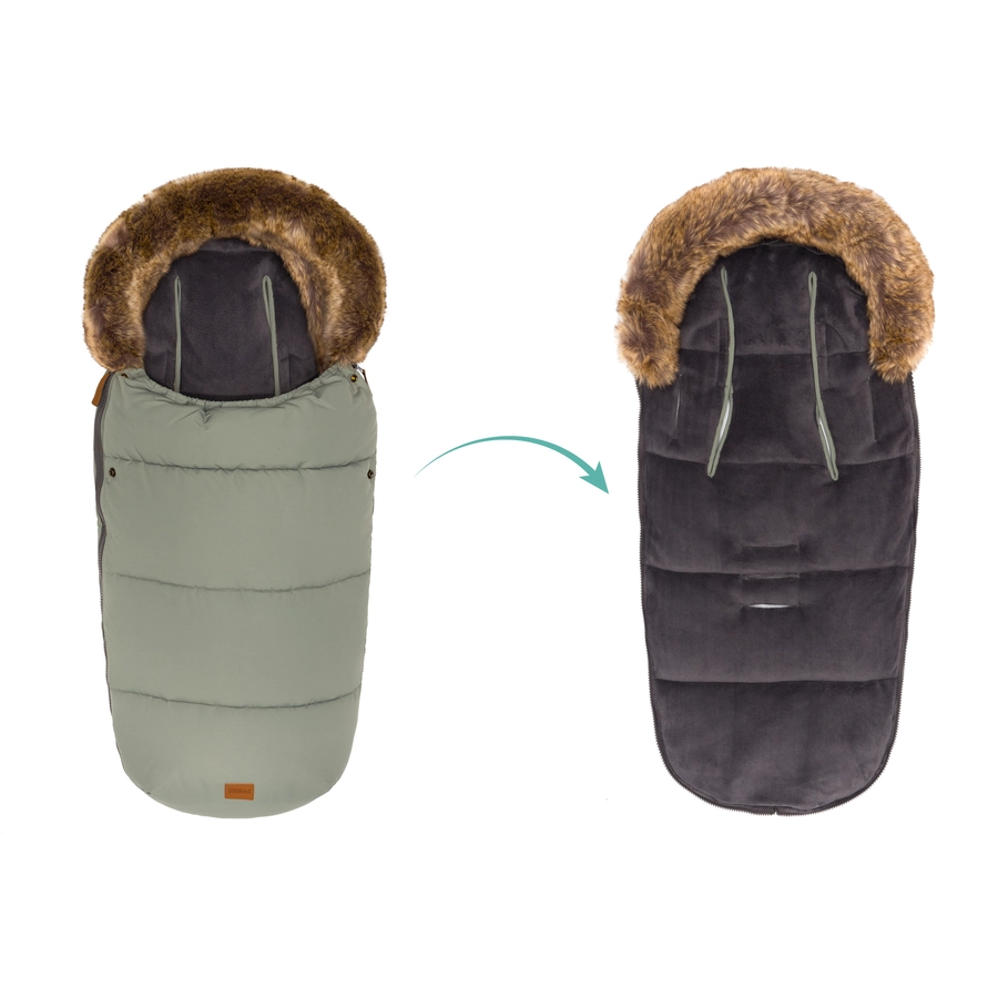 fillikid Winterfußsack Manaslu Polyester Salbei