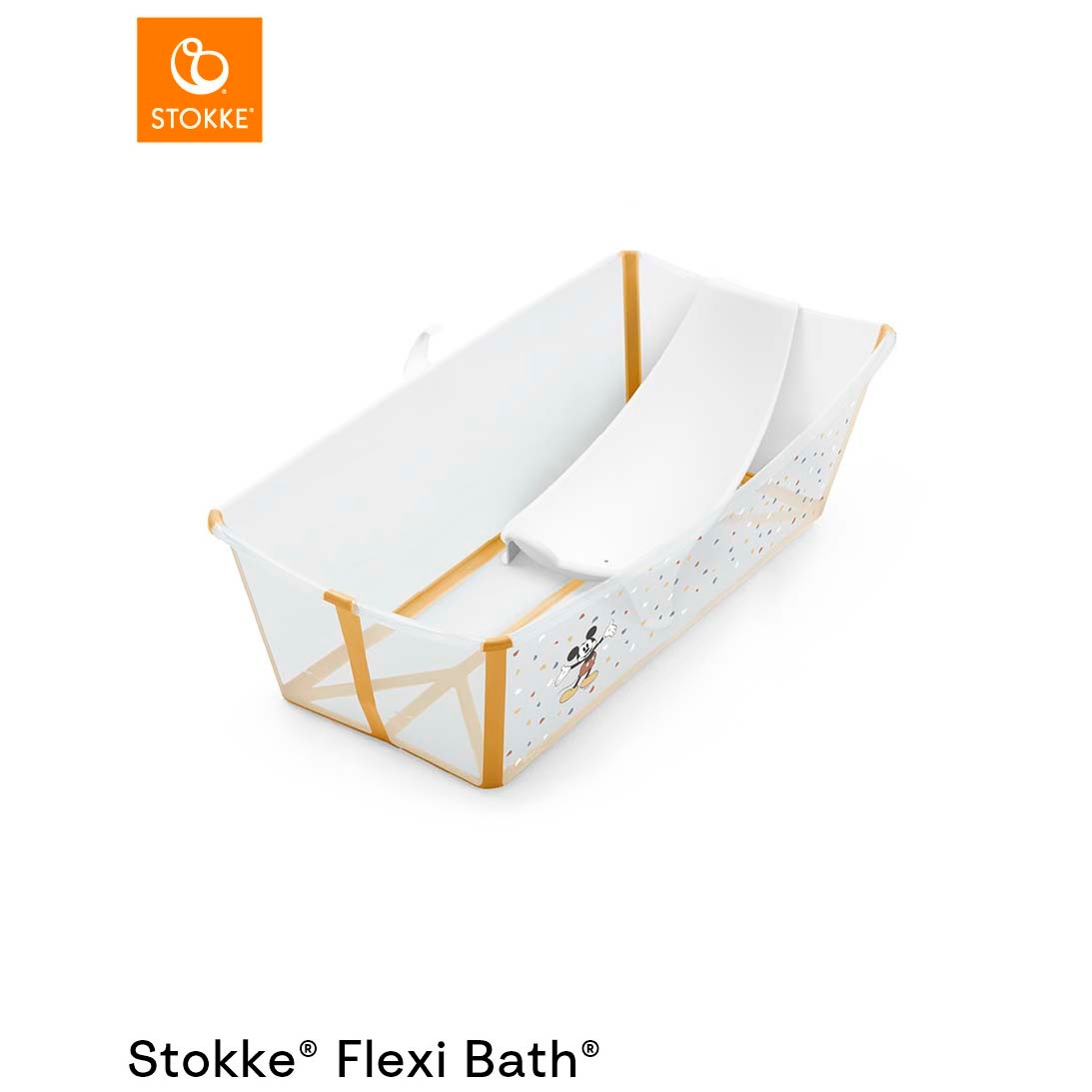 Stokke Flexi Bath XL geel - opvouwbare babybadjes - Prénatal
